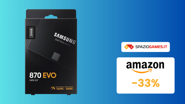 Prezzo BOMBA su questo SSD Samsung! (-33%)