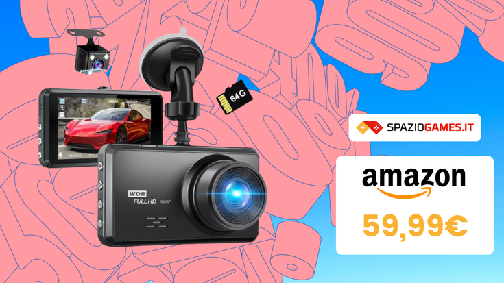 Paghi poco e funziona bene: Miden Dashcam 2.5K a soli 59,99€!