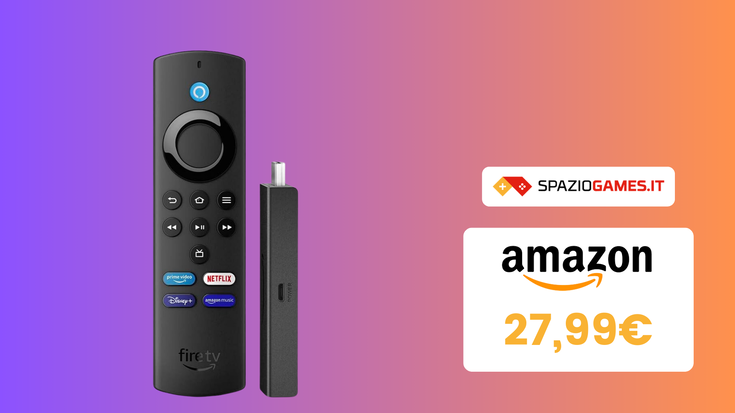 Amazon Fire TV Stick Lite ora COSTA POCHISSIMO: -20%!