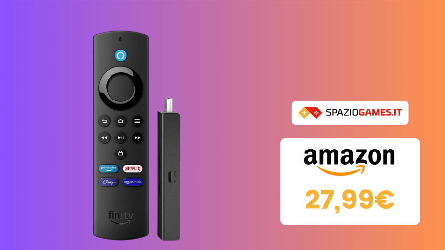 Immagine di Amazon Fire TV Stick Lite ora COSTA POCHISSIMO: -20%!