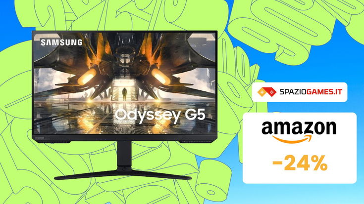 Il monitor gaming Samsung Odyssey G5 CROLLA a 281€! Occasione IMPERDIBILE