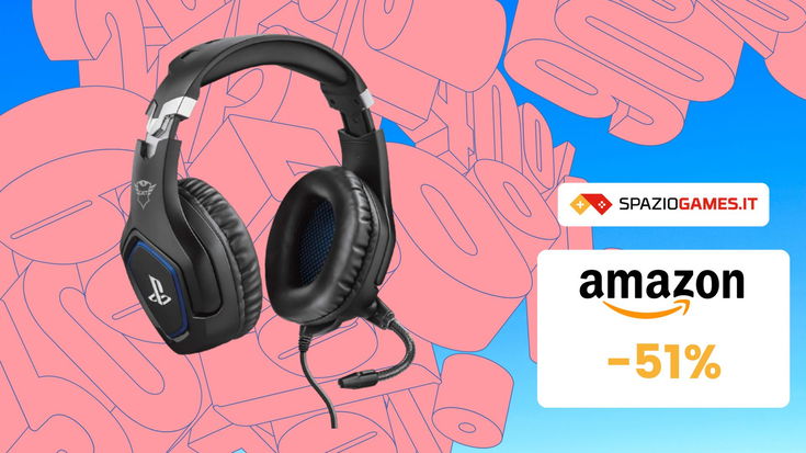 SVUOTATUTTO AMAZON: cuffie Trust Gaming GXT 488 in sconto del 51%