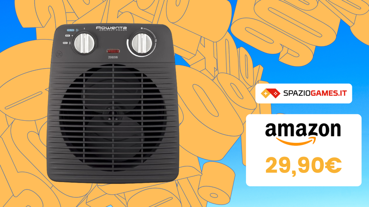 MA CHE BOMBA! Termoventilatore Rowenta SO2210 Compact Power a meno di 30€!