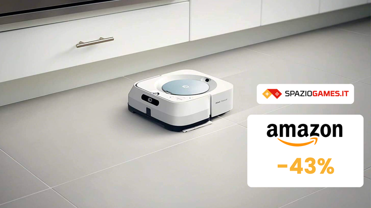 FOLLIA Amazon: iRobot Braava Jet M6 ora a -43%!