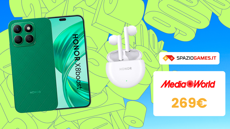 Bundle Honor X8B + BUDS X5 a prezzo SUPER da MediaWorld