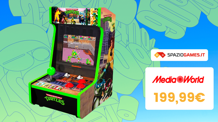 Cabinato arcade delle Tartarughe Ninja a SOLO 199,99€ da MediaWorld