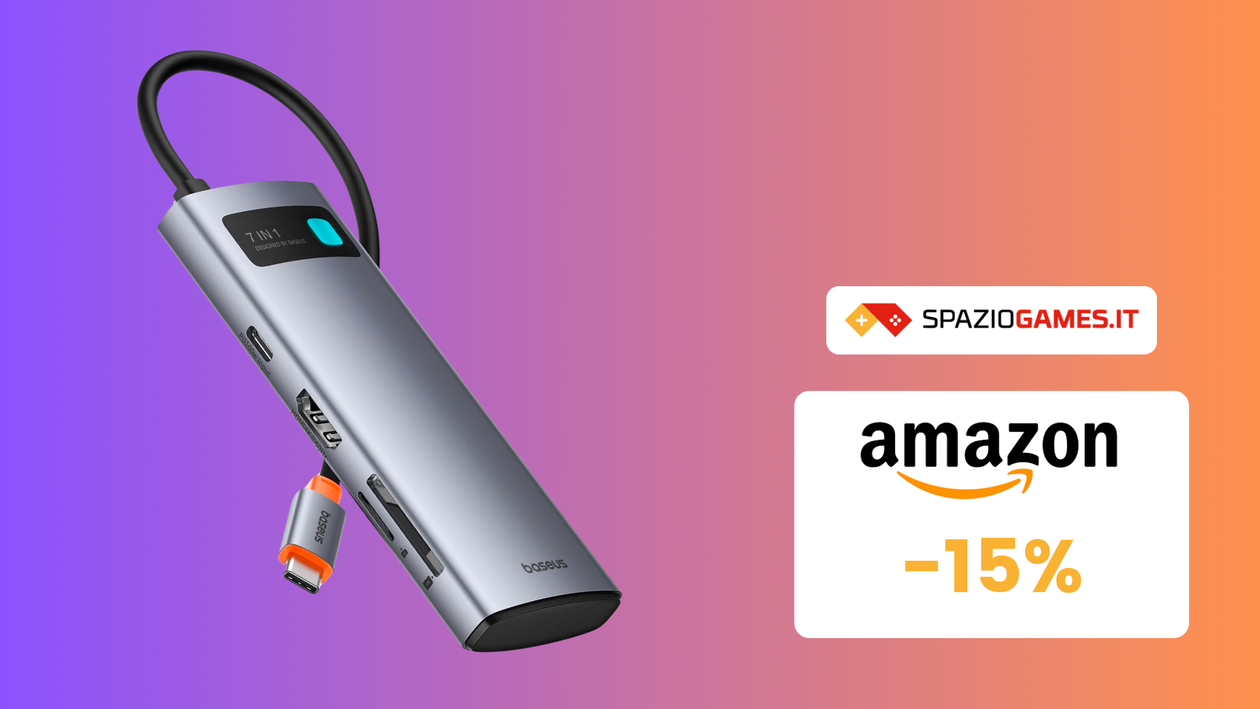 Immagine di Questo HUB USB-C è perfetto come dock per Steam Deck ed è scontato del 15%