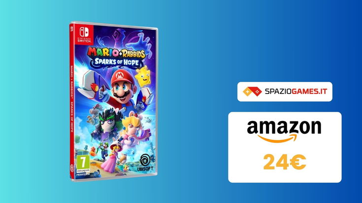 SVUOTATUTTO AMAZON: Mario + Rabbids Sparks of Hope in sconto del 59%