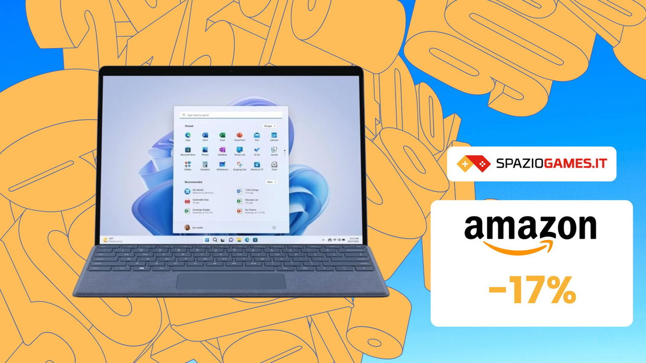 Immagine di Microsoft Surface Pro 9 SOTTOCOSTO su Amazon, AFFARE al -17%
