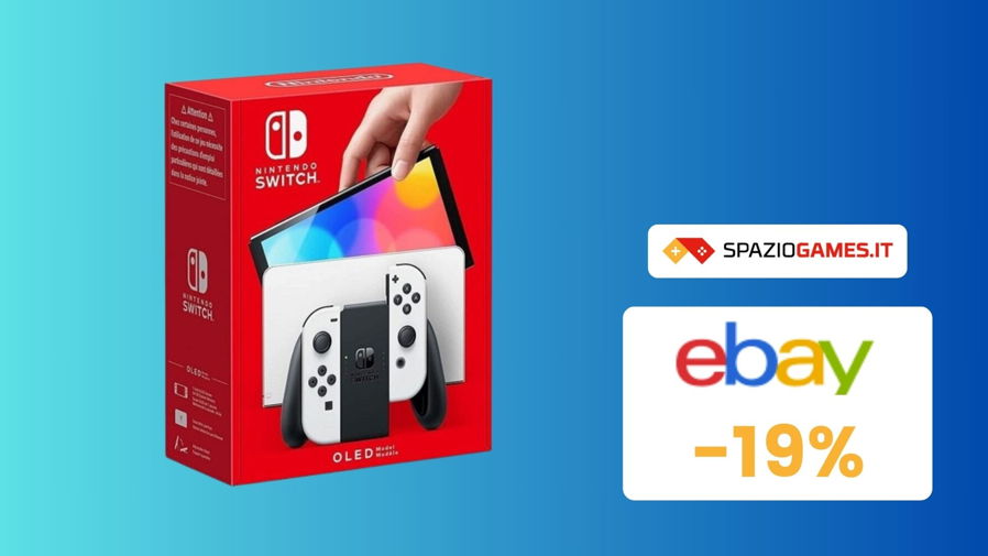 Immagine di Nintendo Switch OLED CROLLA a 284€! Occasione IMPERDIBILE