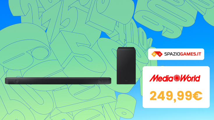 La soundbar PERFETTA per giocare ora in SUPER sconto: -250€!