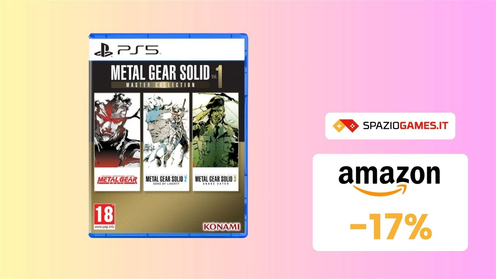 SVENDITA TOTALE: Metal Gear Solid Master Collection Vol.1 al -17%