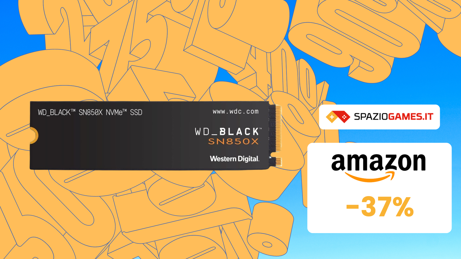 Prezzo BOMBA su questo SSD WD Black! (-37%)