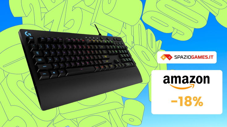 Tastiera gaming Logitech G213 Prodigy a meno di 50€ su Amazon!