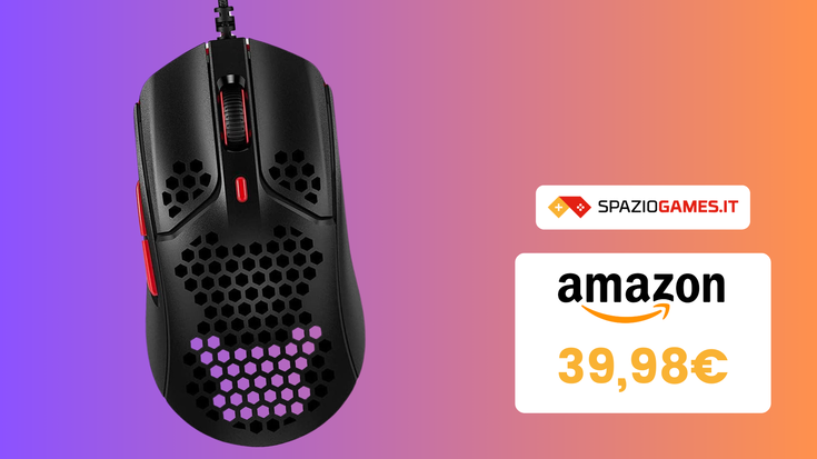 Questo mouse gaming LEGGERISSIMO ora costa solo 39€!