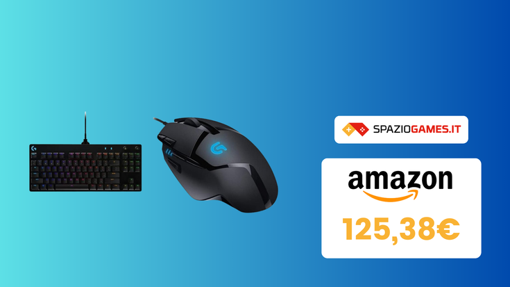 FOLLIA AMAZON: questo bundle Logitech con tastiera e mouse è un affare (-41%)