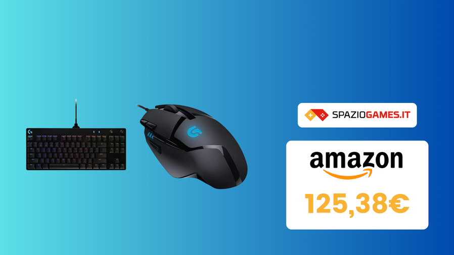 Immagine di FOLLIA AMAZON: questo bundle Logitech con tastiera e mouse è un affare (-41%)