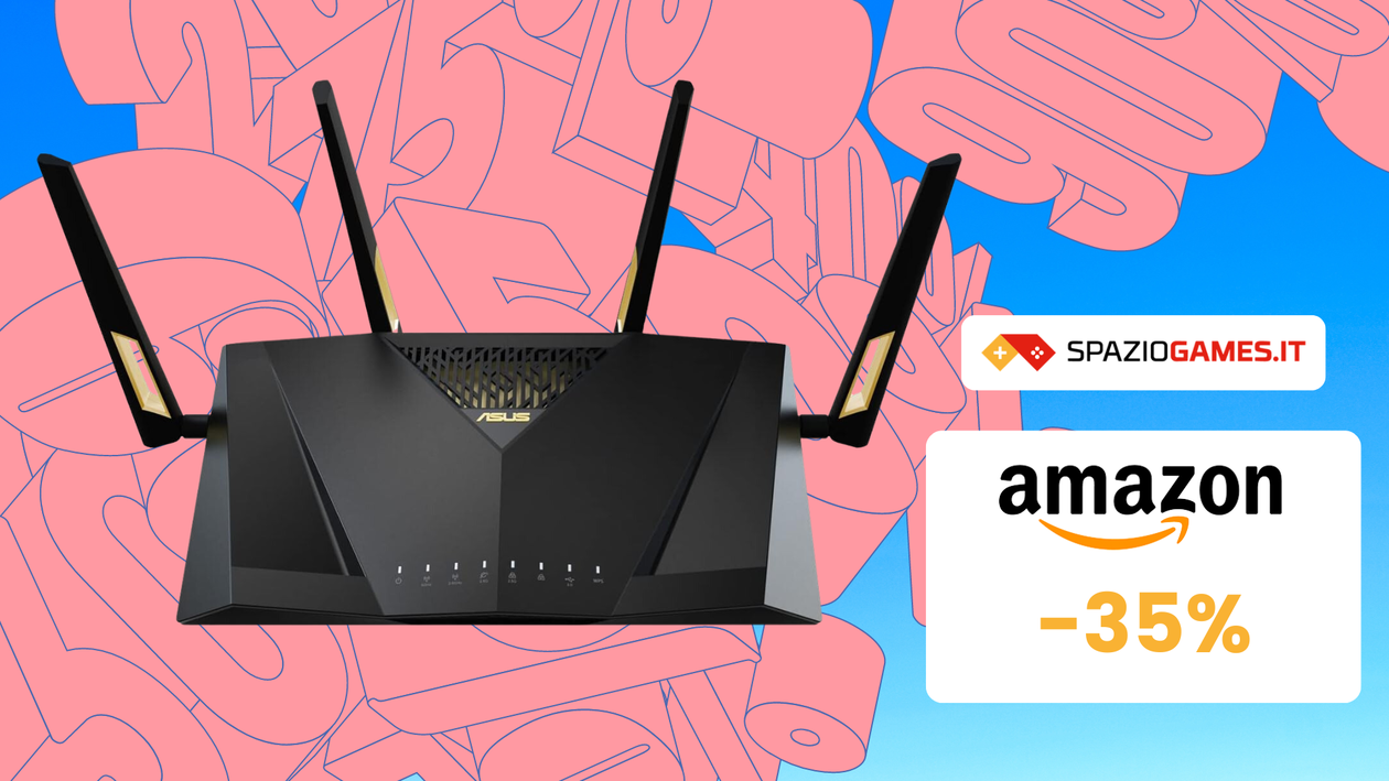 Immagine di Router gaming Asus ora a PREZZO TOP: -35%!