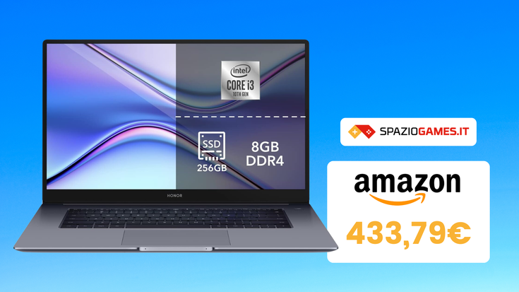 FOLLIA AMAZON: Honor Magicbook X15 al prezzo più BASSO dell'ultimo anno!