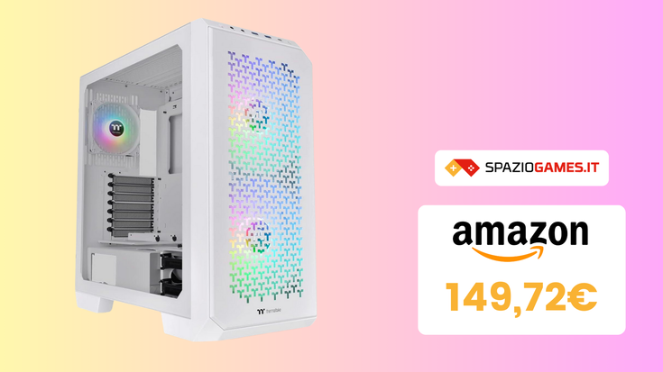 Questo elegantissimo case Thermaltake ora in SUPER SCONTO (-20%)!