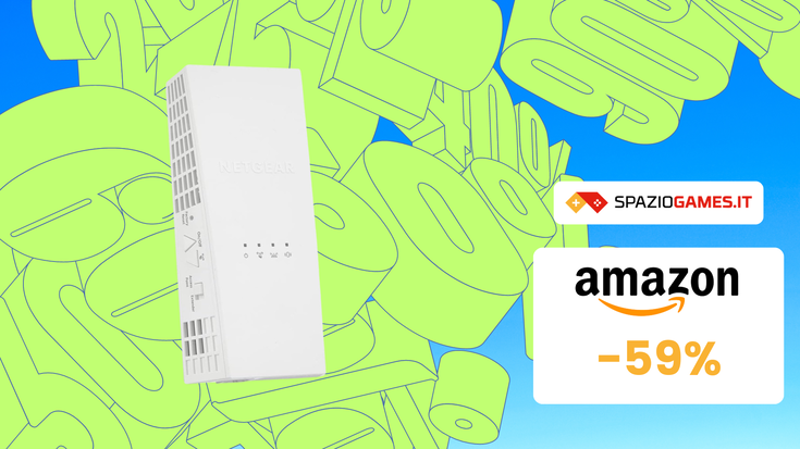 Mesh extender Wi-Fi Netgear al prezzo PIÙ BASSO di sempre su Amazon! (-59%)