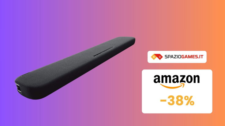 Soundbar Yamaha a prezzo SHOCK su Amazon! (-38%)