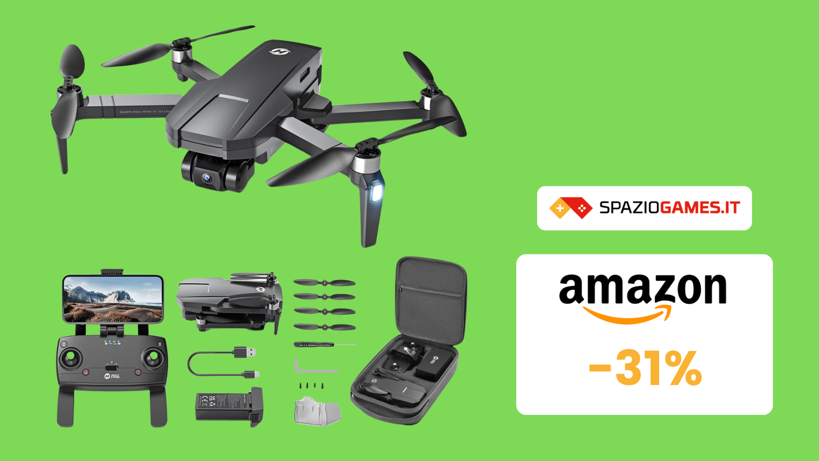 Il super drone Holy Stone ora al PREZZO PIU' BASSO di SEMPRE! SpazioGames