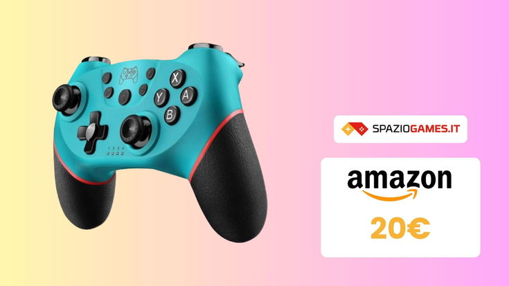 DOPPIO SCONTO su questo controller per Nintendo Switch! Lo paghi solo 20€!