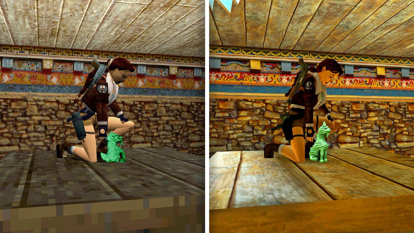 Tomb Raider Remastered e originale a confronto - SpazioGames