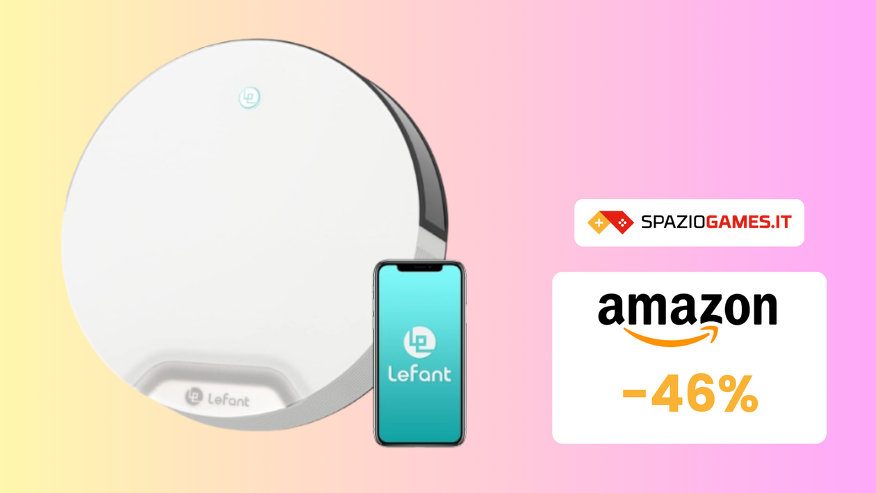 Immagine di Robot aspirapolvere Lefant N1 a prezzo SHOCK su Amazon! (-46%)