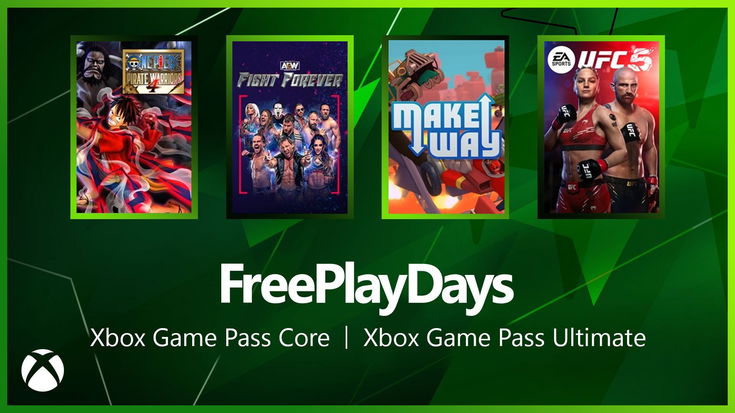 Xbox Free Play Days, nuovi giochi gratis nel weekend