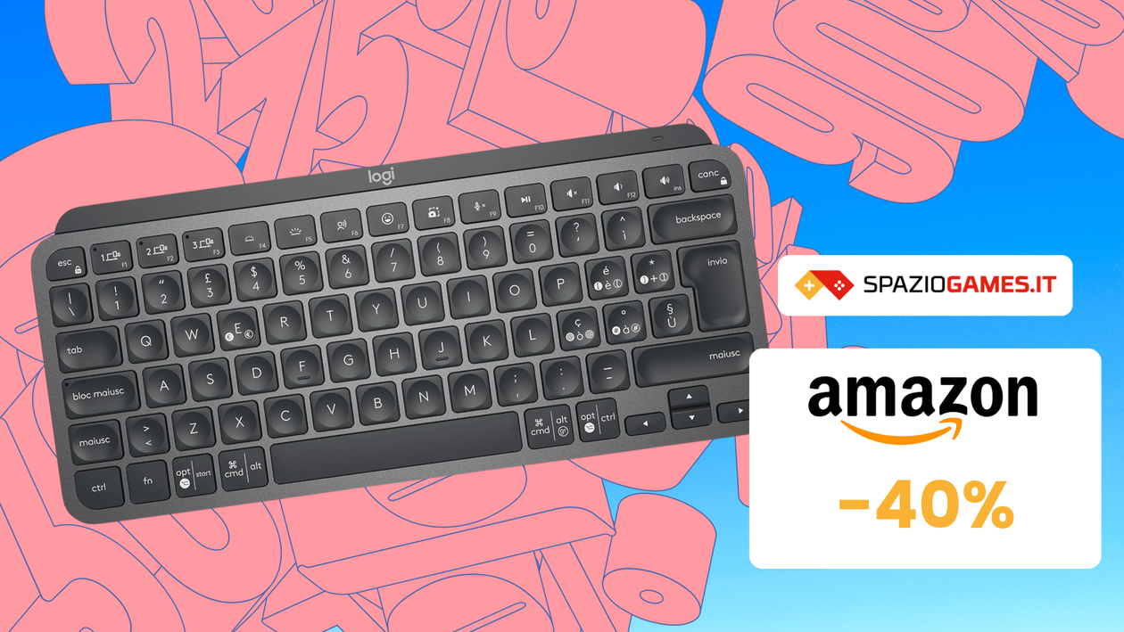 Immagine di La tastiera Logitech MX Mini ora a PREZZO TOP: -40%!