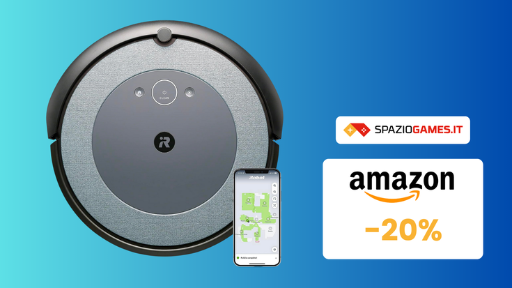 BOMBA AMAZON: robot aspirapolvere smart iRobot Roomba ora a meno di 300€!