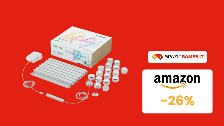 Immagine di Starter Kit Nanoleaf Lines a prezzo SHOCK su Amazon! (-26%)