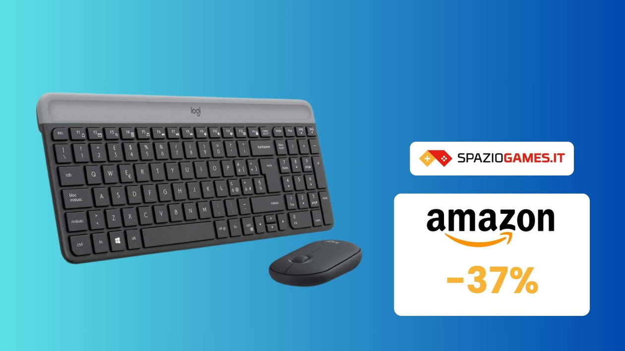 Immagine di Kit Logitech MK470 SOTTOCOSTO su Amazon, AFFARE al -37%