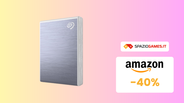 SSD Seagate One Touch a prezzo SHOCK su Amazon! (-40%)