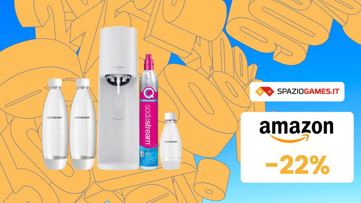 SodaStream Megapack: prezzo sempre PIÙ BASSO! Su Amazon a meno di 70€