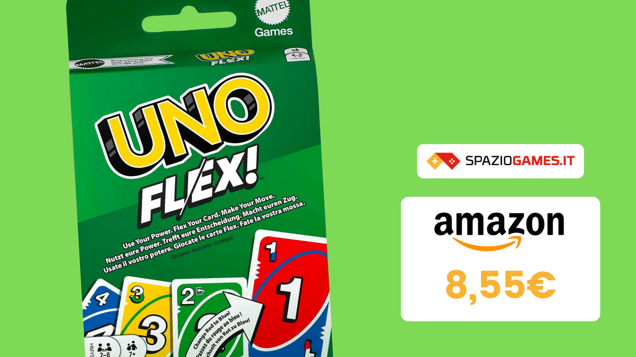 Immagine di UNO Flex cambia le regole del gioco per soli 9€!