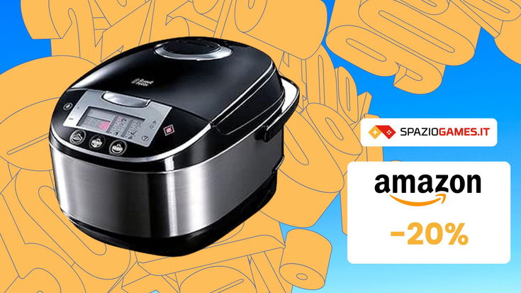 Cucinare diventa un gioco da ragazzi con questo multicooker in OFFERTA! -20%!