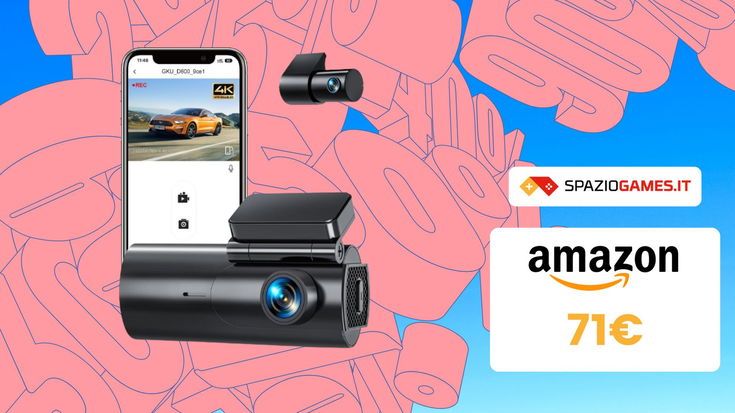 DOPPIO SCONTO su questa dash cam su Amazon! -38€