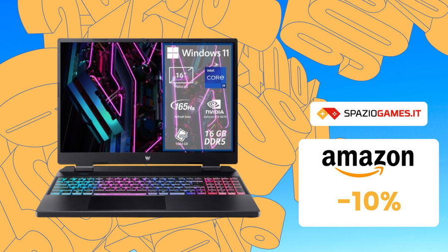 Immagine di Acer Predator Helios Neo 16, CHE PREZZO! Su Amazon risparmi il 10%