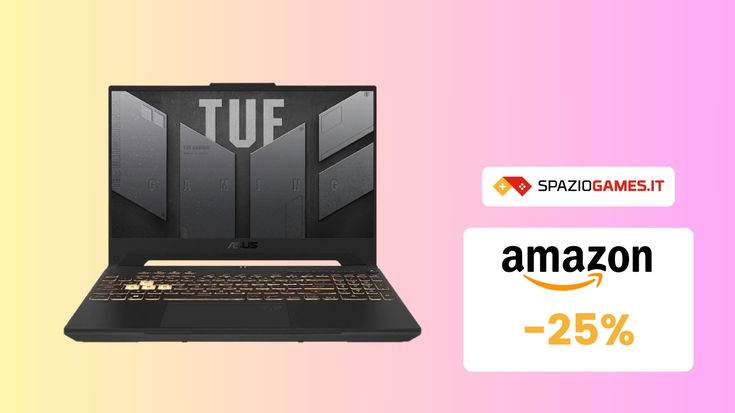 Prezzo TOP su questo notebook gaming ASUS TUF! (-25%)