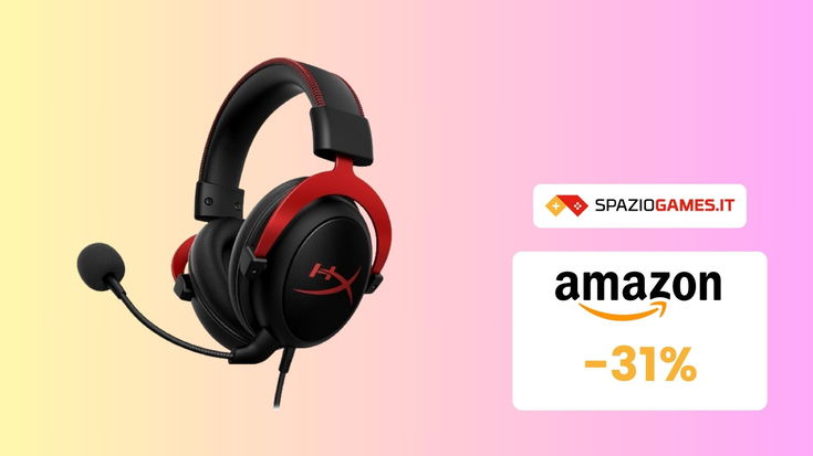 Cuffie gaming HyperX, CHE PREZZO! Su Amazon risparmi il 31%!