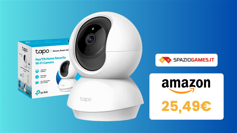 Prezzo TOP per questa telecamera di sicurezza: ora a solo 25€ - SpazioGames