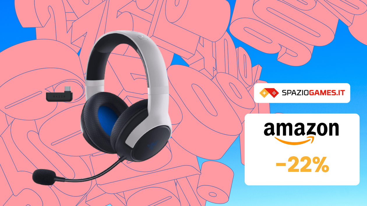 Immagine di Cuffie PS5 Razer Kaira, CHE PREZZO! Su Amazon risparmi il 22%