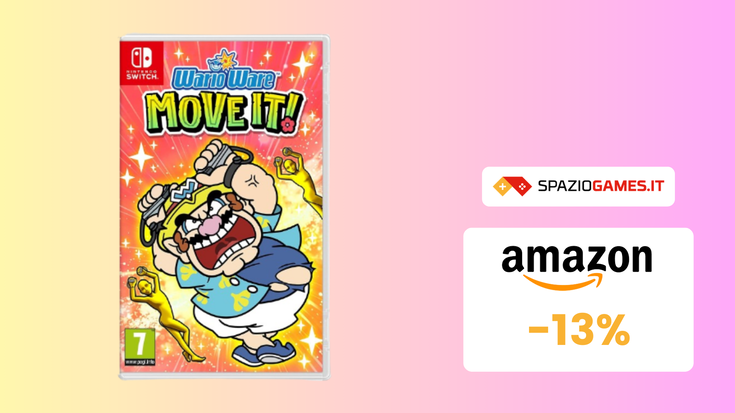 SVUOTATUTTO AMAZON: WarioWare: Move It! in sconto del 13%