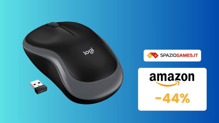 Logitech M185: mouse wireless a MENO DI 10€! IMPERDIBLE!