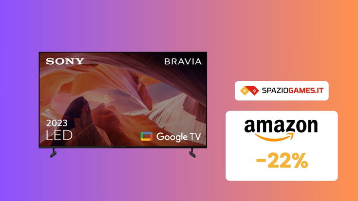 Sony Bravia X80L: smart TV di alta qualità a un PREZZO SHOCK! -22%