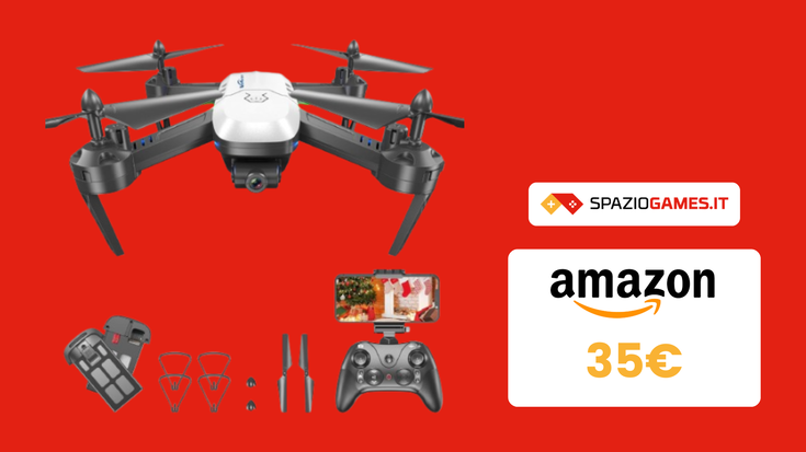 Offerta imperdibile: DOPPIO SCONTO su questo piccolo drone!