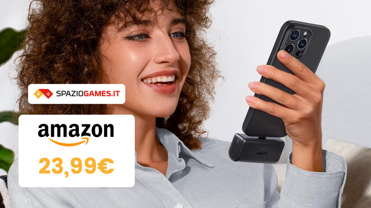 Questa comodissima power bank USB C ora è in sconto del 20%!